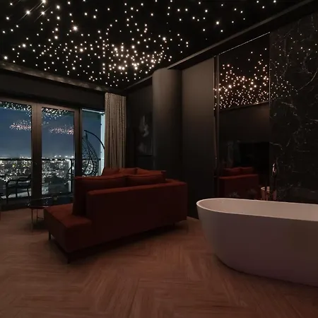 Apartment Margi Velvet 13th Floor Led Ceiling Bath Pool Szczecin